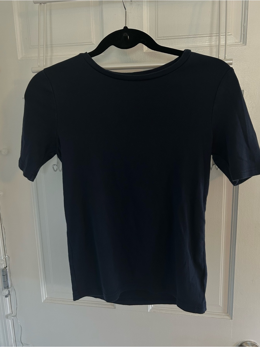 GAP Ribbed Mauve Tee & Gap Navy Crewneck Duo - Picture 3 of 9